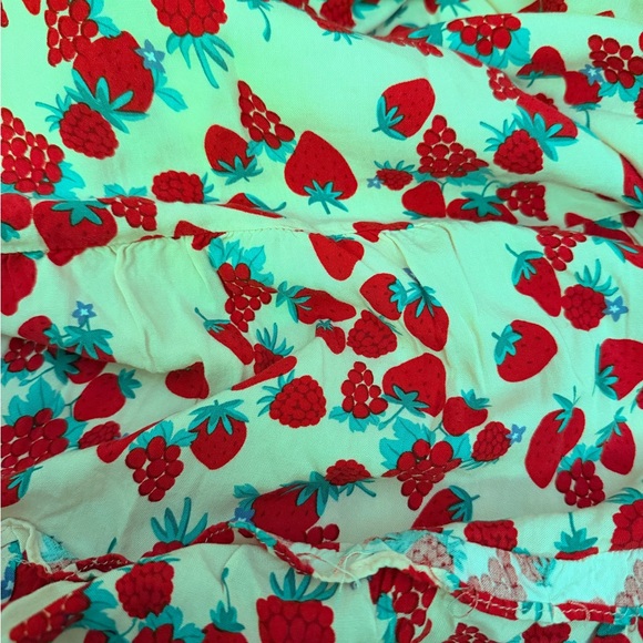 Betsey Johnson Strapless Dress with Strawberry Print - Picture 3 of 4